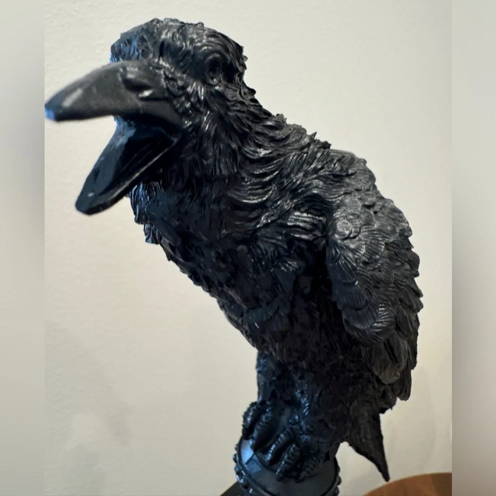 Crow taper Candle Holders pair - Picture 4 of 16